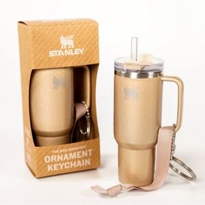 NEW Stanley Water Bottle Keychain Christmas Tree Ornament, Honey Talks